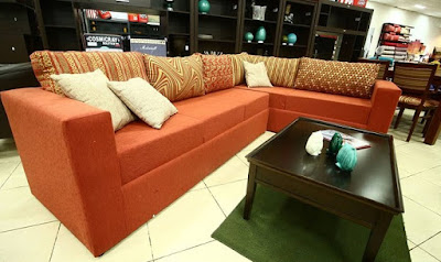 Sillones esquineros rectos Sillones esquineros rectos tapizados con chenille