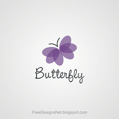 Beautiful Butterfly Business logo Editable File Free Download