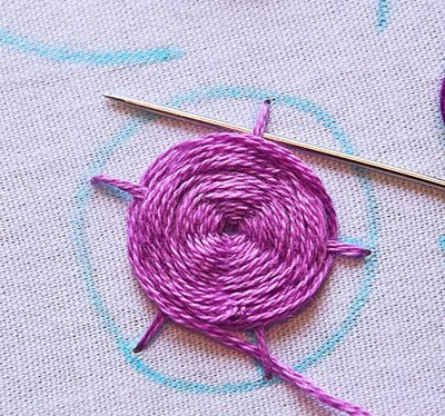 Hướng dẫn thêu hoa hồng - Hình 4