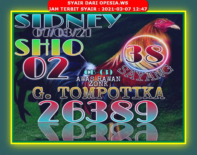 PREDIKSI SIDNEY