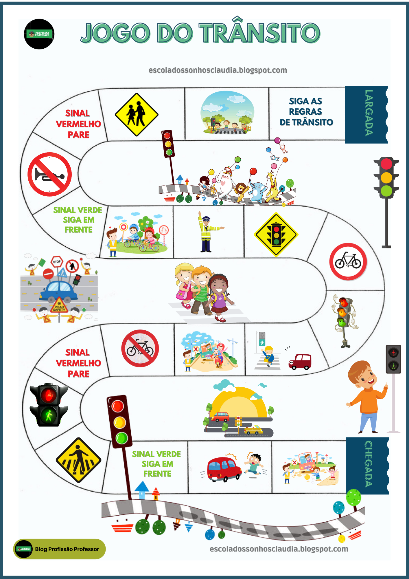 Blog Profissão Professor: Atividades e Plano de Aula Semana do Trânsito 