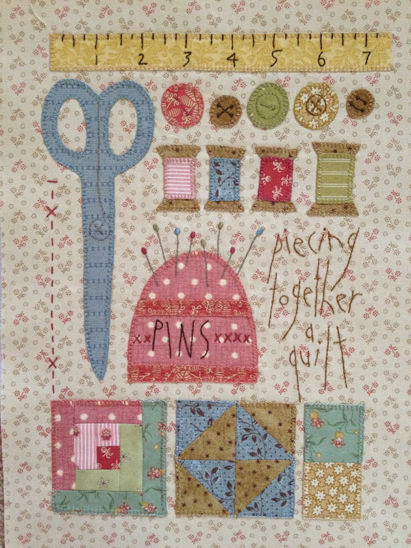 Show and Tell Sewing Block Mini Quilts