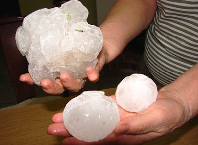 Granizo gigante giant hail