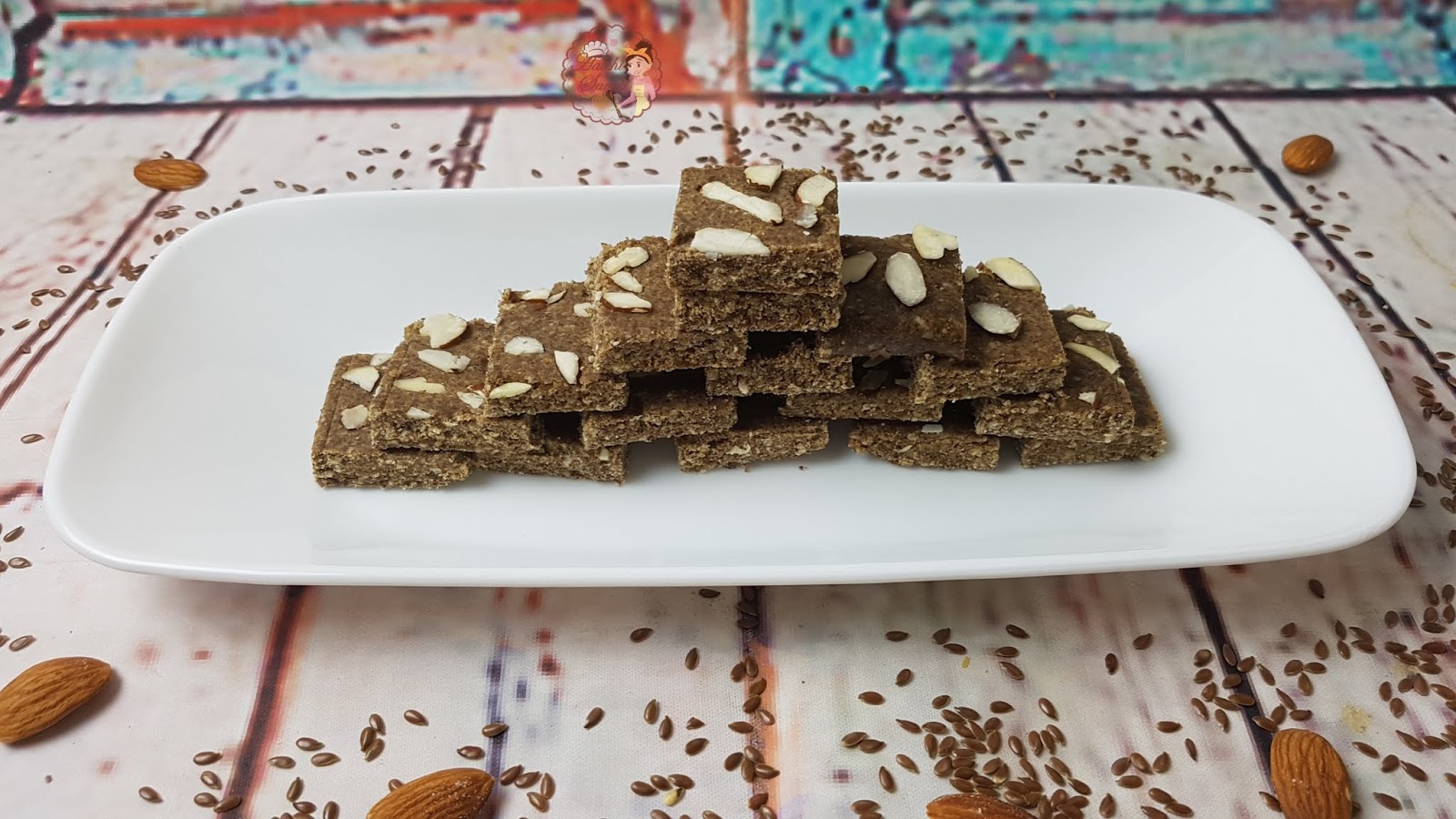 No Bake, Vegan, and Gluten Free Flax Seed Brownies/Fudge/Burfi