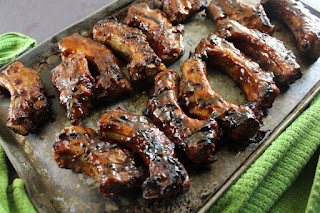 Peanut Harissa Pork Spare Ribs