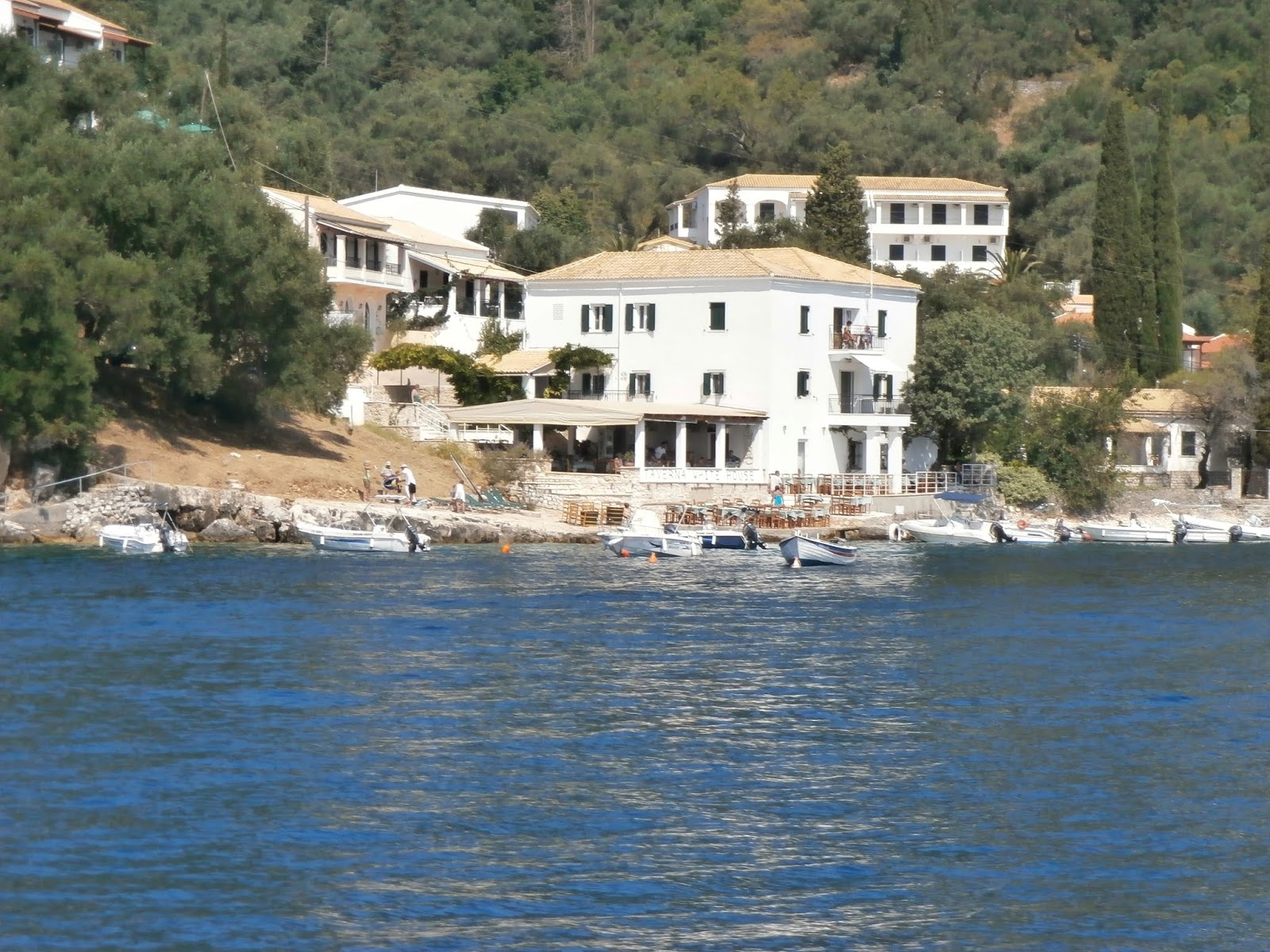 Corfu Blues and Global Views Kalami, Corfu, The White House, Lawrence