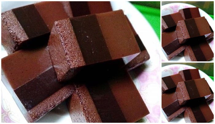 Resep Puding Coklat Lapis Enak Dan Sederhana