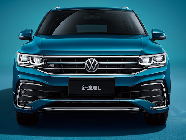 Volkswagen Tiguan L 2022 alongado para China: lançamento no Salão de Hong Kong