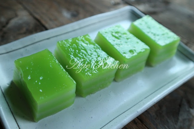 Kuih Lapis Tepung Ubi Yang Sedap