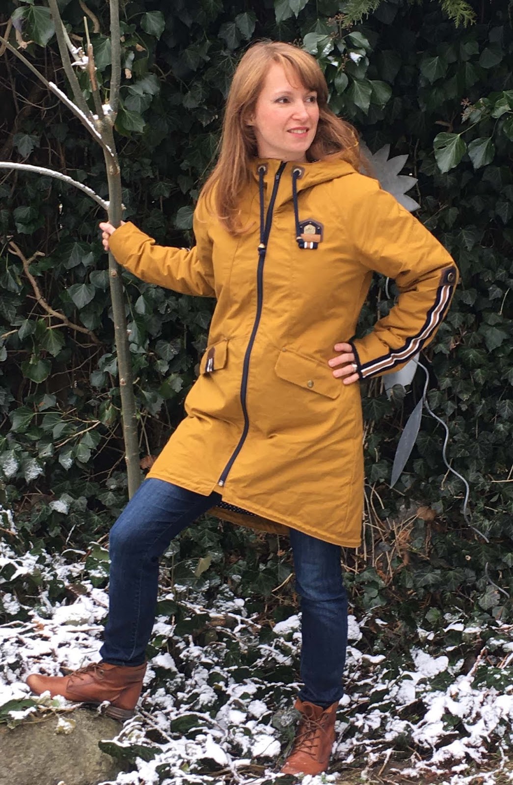 Monis Wirkstatt MAcleo Parka Oilskin gefüttert oder Masterpiece of the