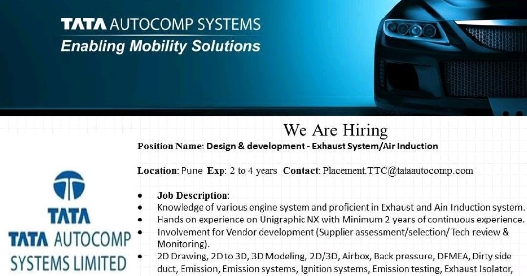tata-autocomp-systems-hiring-for-exhaust-system-air-induction-design-release-engineer