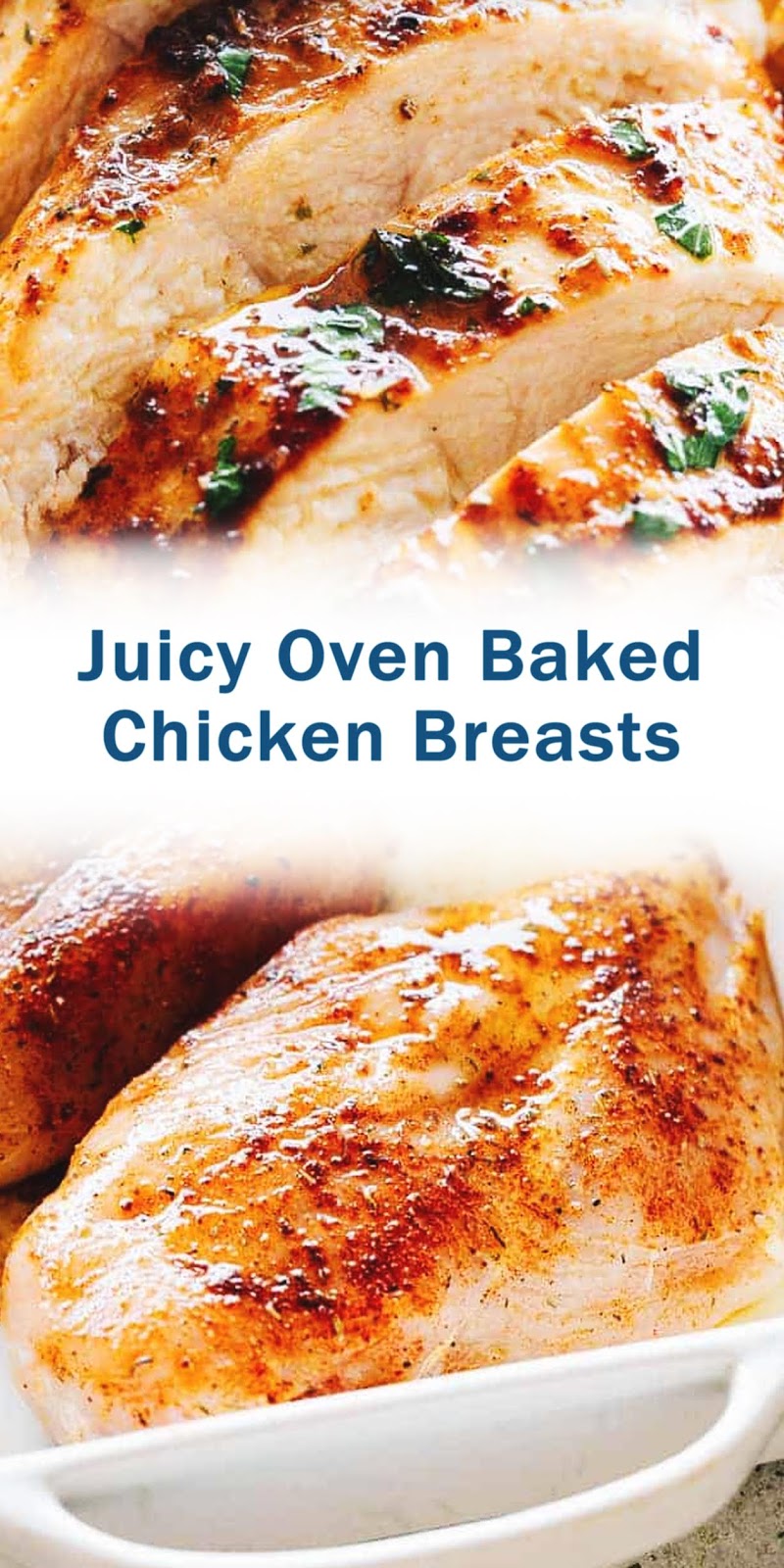 Juicy Oven Baked Chicken Breasts forloverecipes