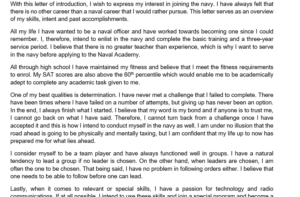 Program Introduction Letter Template ~ Resume Letter