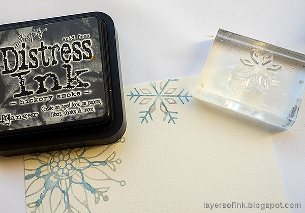 Layers of ink - Snowflake Builder Card Tutorial by Anna-Karin Evaldsson.
