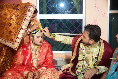 Sindoor Moment in Indian Marriage
