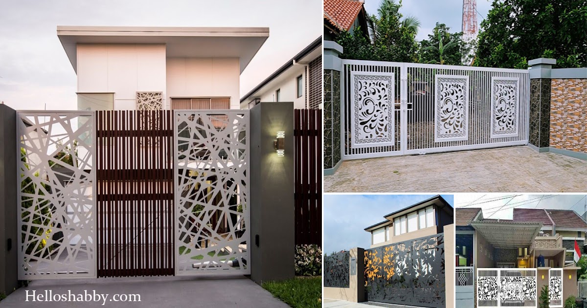 Inspirasi Pagar Rumah Minimalis Model Laser Cutting Yang Trendy Dan