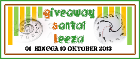 Giveaway: Dapatkan Jam Dari Santai Leeza