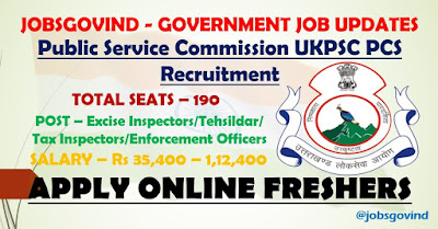 UKPSC Recruitment 2021