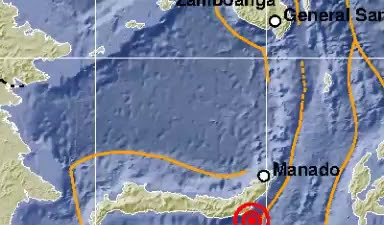 Boltim Diguncang Gempa 4,5 Magnitudo, Tidak Berpotensi Tsunami