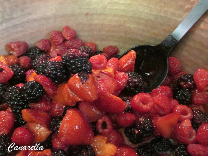 Canarella Raspberry, Blackberry Strawberry with Cinnamon Jam
