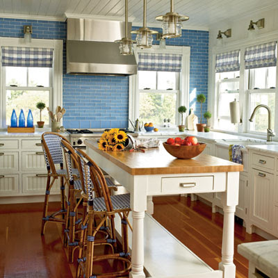 French Influence Kitchen Yellow Blue And White French Influence Kitchen Yellow Blue And White