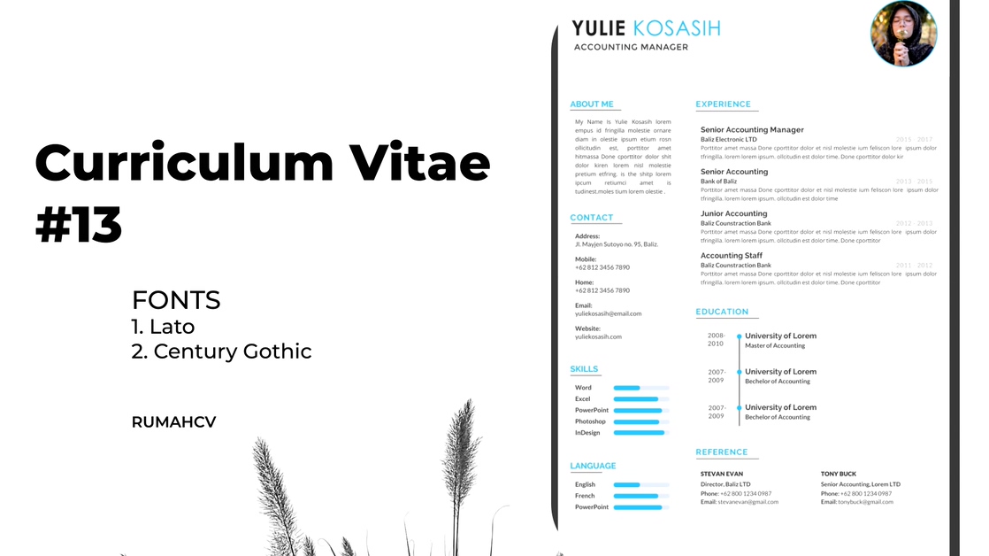 CV Example 13 Rumahcv