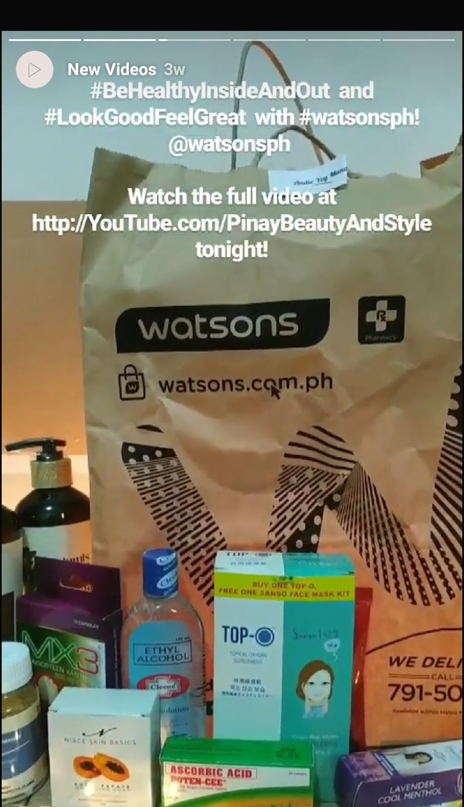 Be Healthy Inside and Out to Look Good Feel Great with Watsons