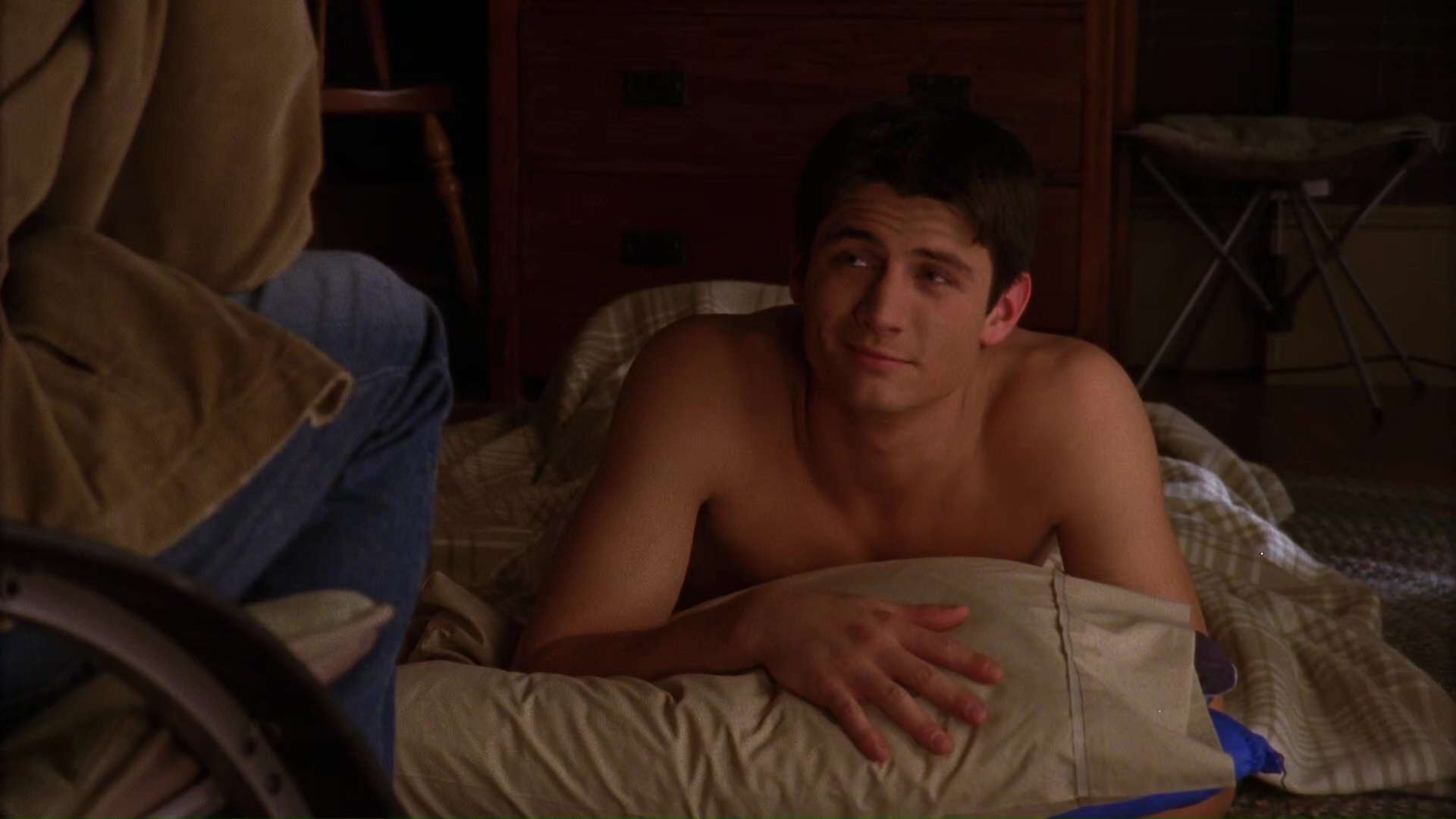 James Lafferty shirtless in One Tree Hill 2-10 "Don't Take Me For...