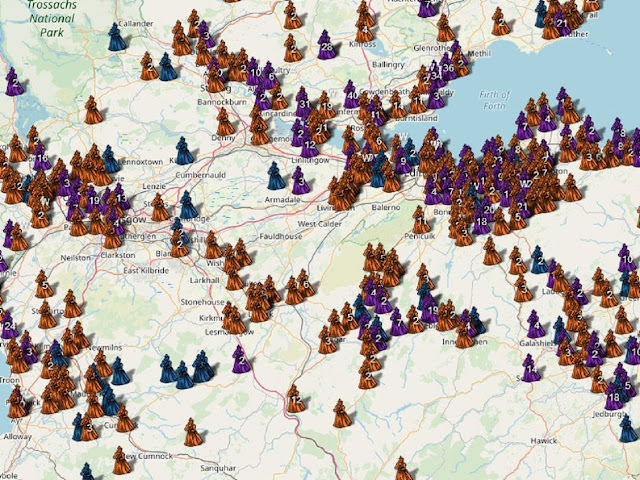 Шотландские ученые составили карту охоты на ведьм в XVI–XVII веках