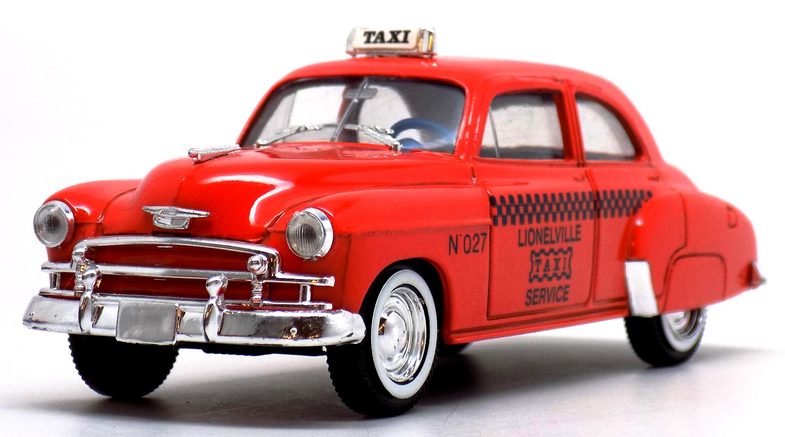 Toys and Stuff: Solido 1/43 Diecast Lionelville 1950 Chevy Taxi