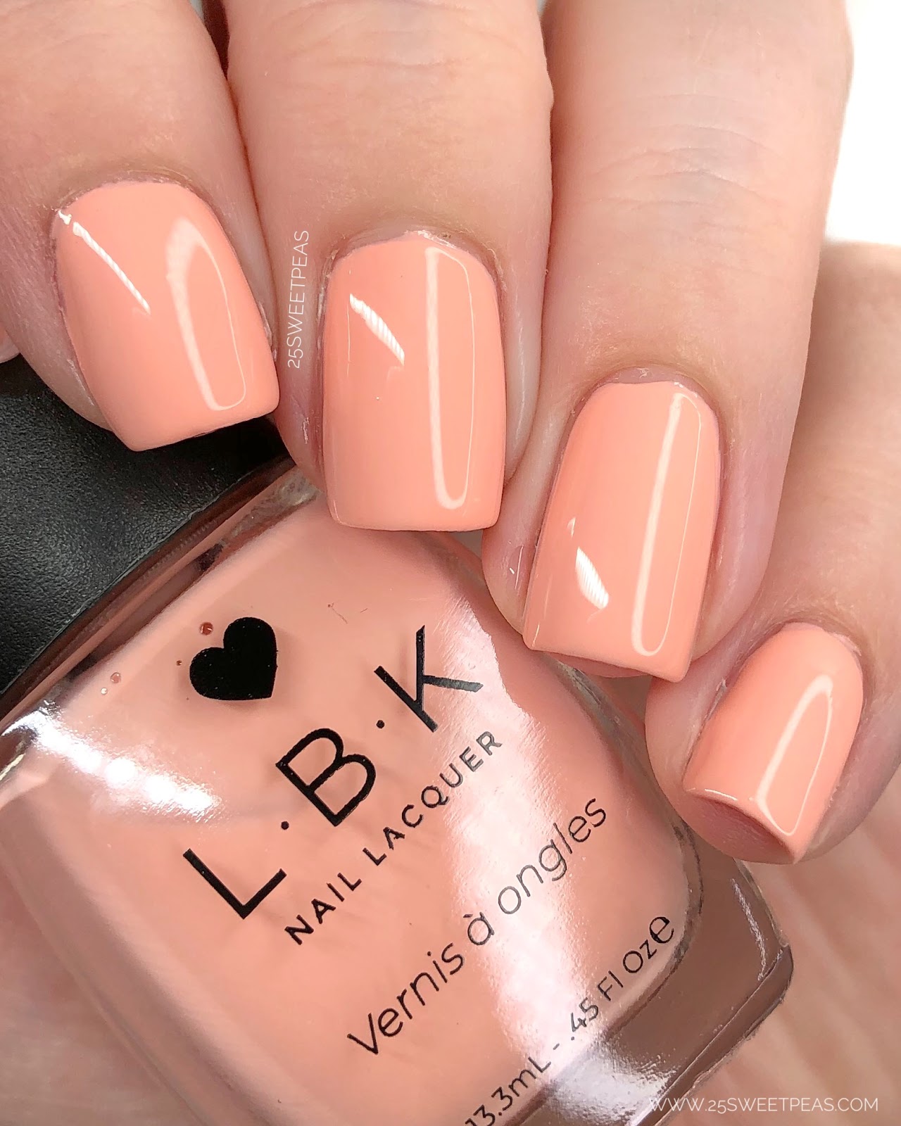 LBK Nail Lacquer First Impressions — 25 Sweetpeas