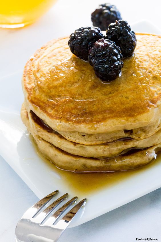 Vegan Fluffy Pancakes - Healthy Food Ideas