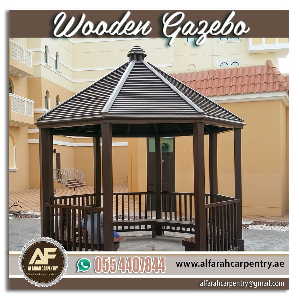 Wooden Gazebo And pergola Contractor In Dubai , Abu Dhabi , Sharjah