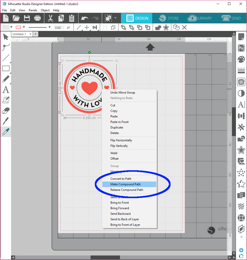 Silhouette UK Converting a Print & Cut file for Minting!