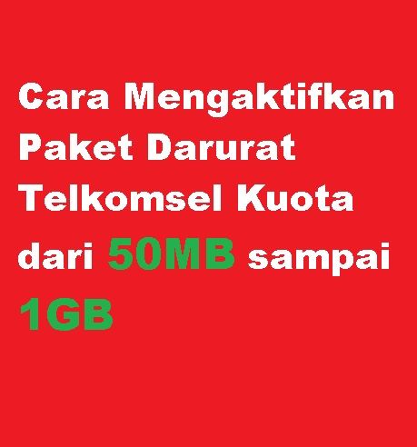 Cara menghentikan paket darurat telkomsel