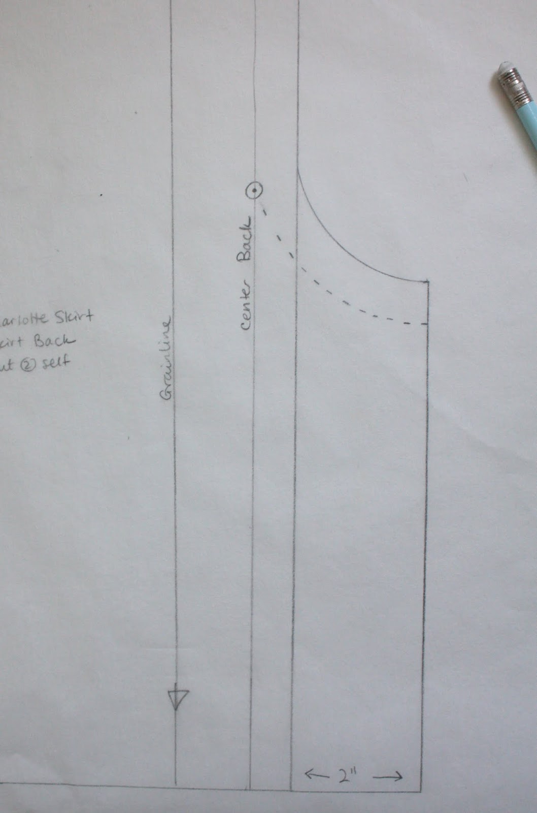 Nicole at Home: Tutorial: drafting a kick pleat for a pencil skirt