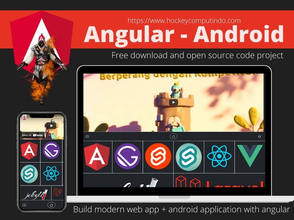 how to build android application using angular