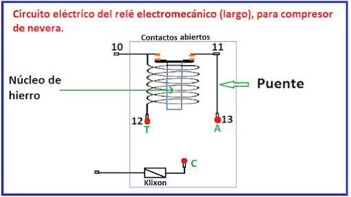 Diagrama De Conexion De Un Relay Para Motor De Refrigerador - Michael