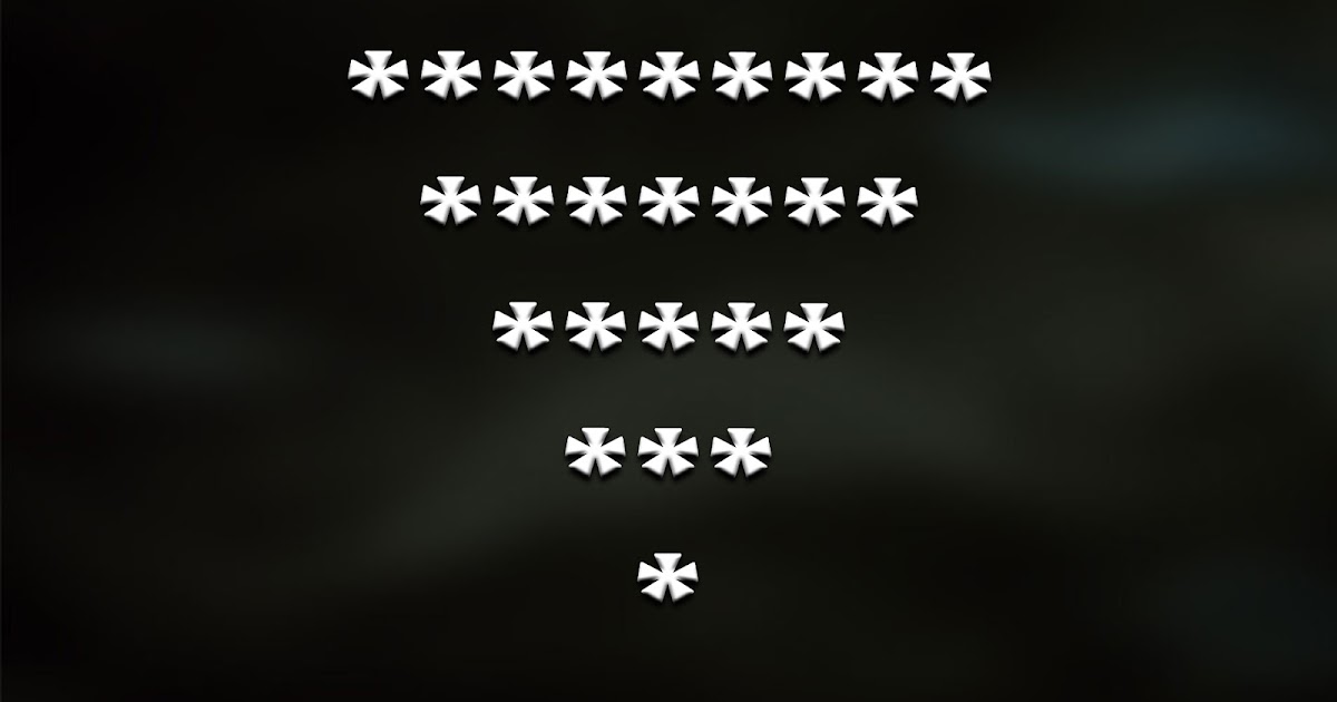 Star Pattern Program in C - 2