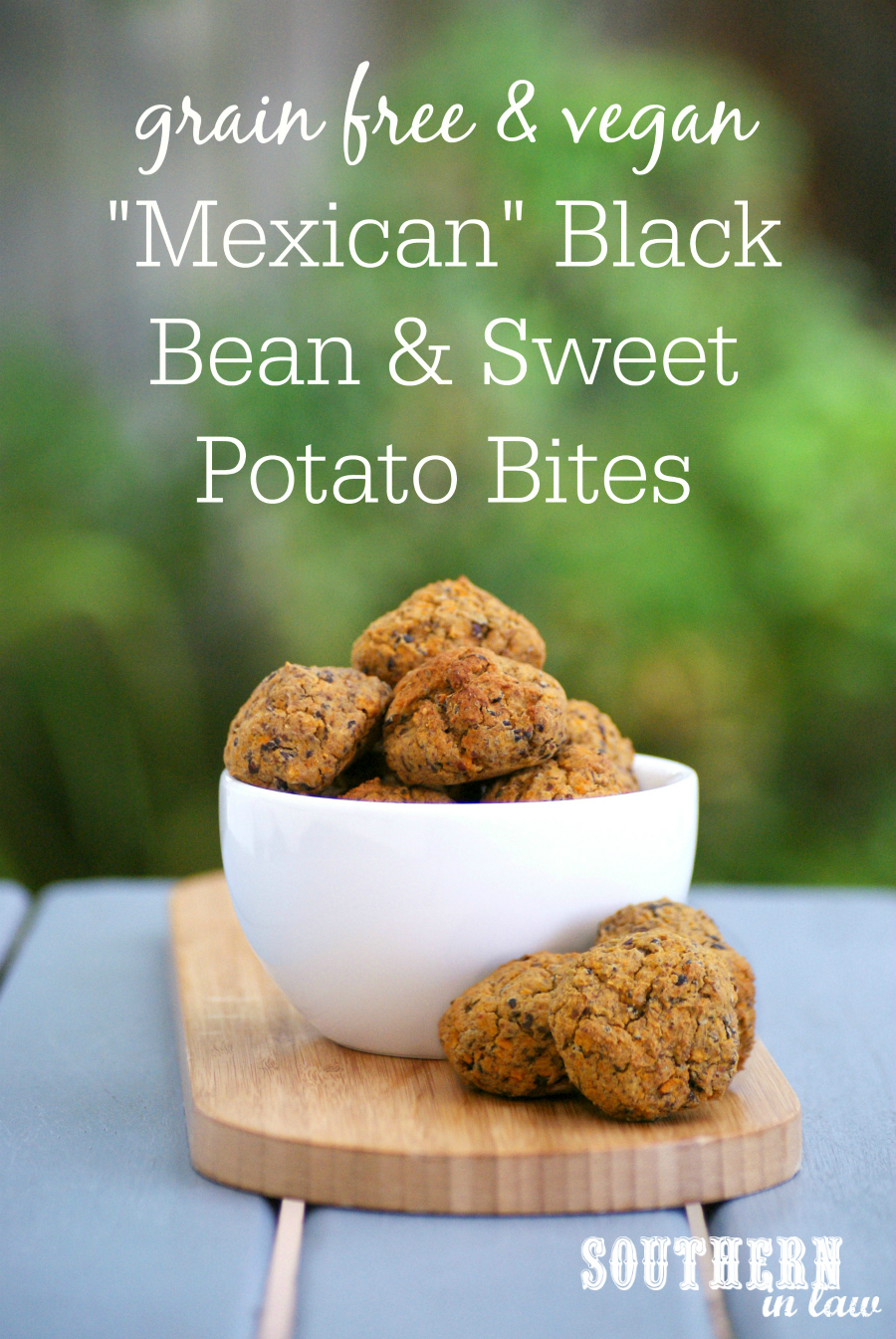 Southern In Law Recipe Mexican Black Bean and Sweet Potato Bites