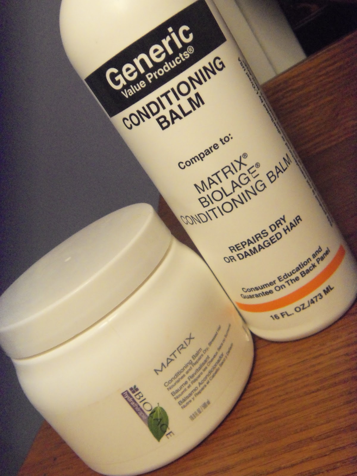 Bad Hair Day Generic Value Products Conditioning Balm VS Matrix