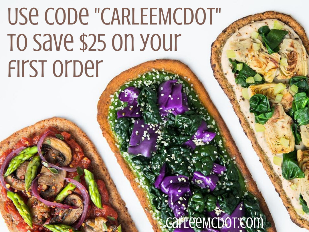 Carlee McDot REVIEW Daily Harvest Flatbread {& DISCOUNT CODE}