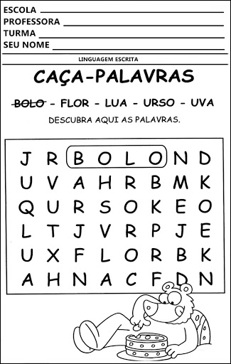 CAÇA PALAVRAS ENSINO FUNDAMENTAL 3º ANO ~ Atividades Diversas