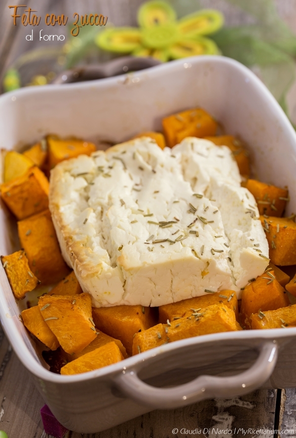 Feta al forno con zucca