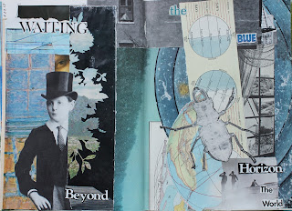 Jerome, A froggy ABCdarium, collage, found text, altered books