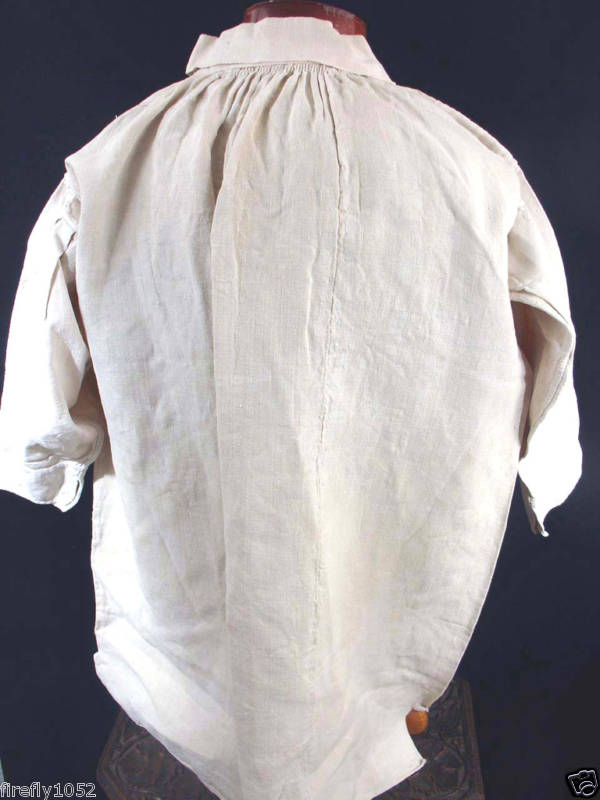 All The Pretty Dresses: 18th Century Men's Shirt
