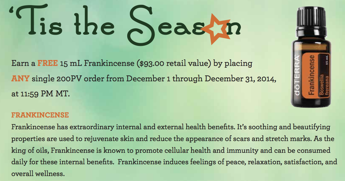 Hugs for Hailey DoTerra Essential Oils December Promotion!!!