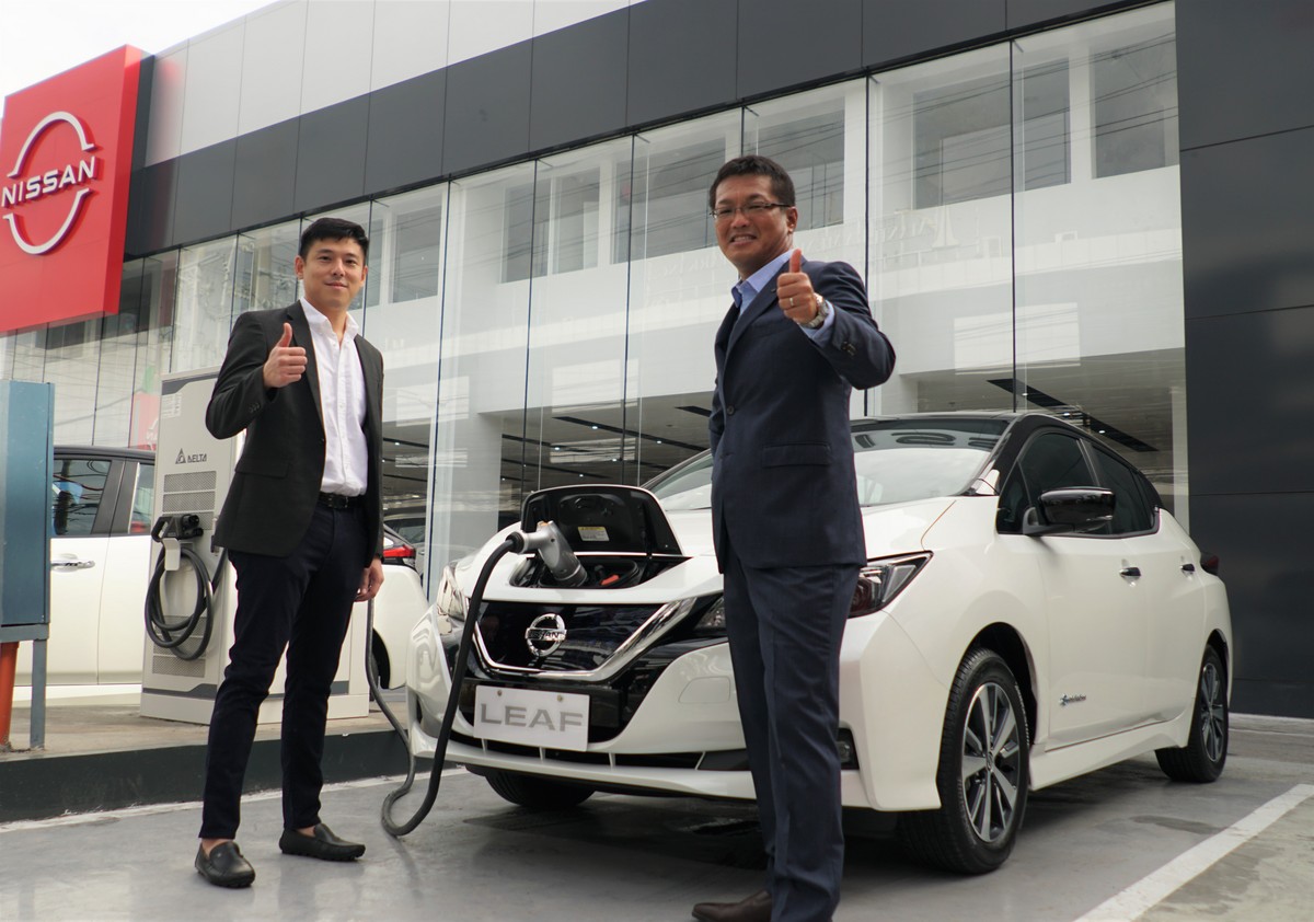 Fully Electric Vehicle Nissan LEAF Arrives in Davao Motourismo