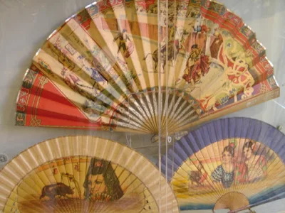 fans displayed at The Hand Fan Museum in Healdsburg, California