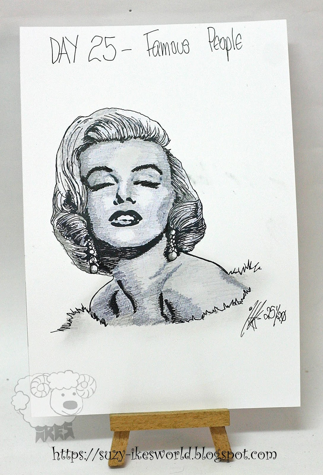 Ike's World 30 DAY SKETCHBOOK CHALLENGE DAY 25